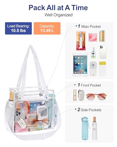 PACKISM Clear Tote Bags for Women，Bundle Sales4