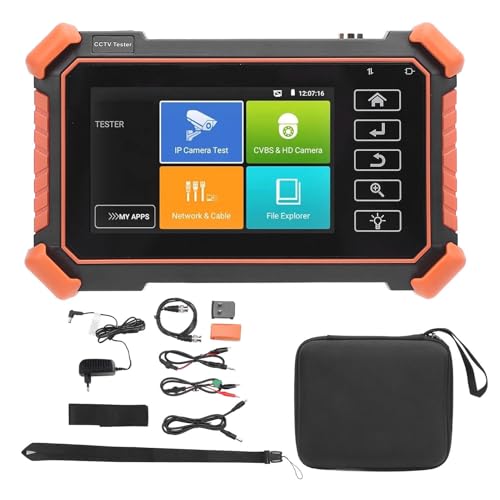 Probador de cámara de seguridad digital compatible con formatos TVI, CVI y AHD 2