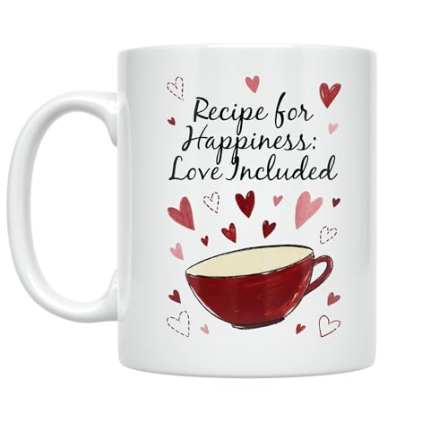 Family Recipe Coffee Mug - Recipe for Happiness: Love Included