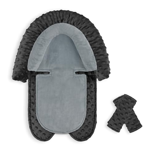 Infant Car Seat Insert, HNHUAMING Baby Car Seat Head & Body Suppo...