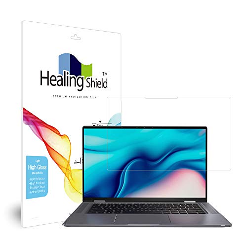 Healingshield スキンシール液晶保護フィルム Screen Protector Light Oleophobic High Gloss Film Compatible with Dell Latitude 9510 2 in 1