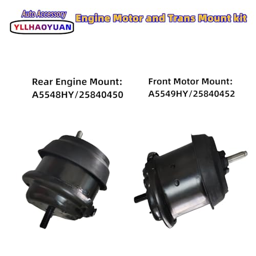 image for Yllhaoyuan Engine Motor Mount kit Compatible with 2009 2010 2011 2012 