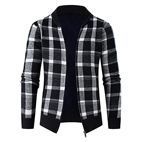 Veste cardigan pour homme en tricot premium coupe ajustée élégante et finitions soignées