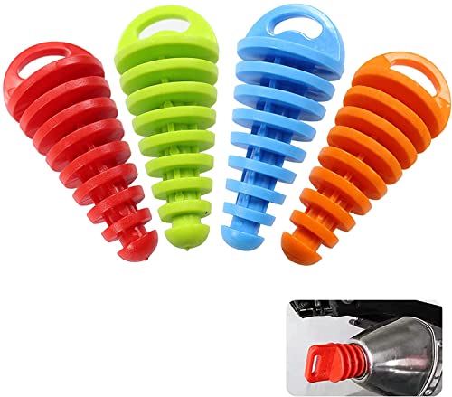 LATRAT 4 Stück Motorrad Schalldämpfer Schwanz Rohr, Motorrad Auspuffstopfen Universal Motocross Endrohr LuftentlüFter StöPsel Auspuff für Motorrad