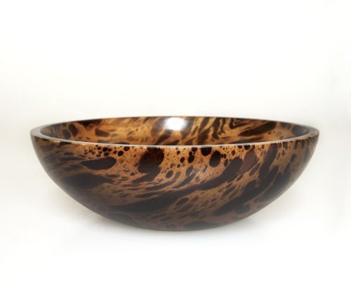 Leewadee Decorative Mango Wood Tray – Exotic Bowl Made Of Natural Mango Wood, Sophisticated Bowl For Fruit Or Decoration, Handmade, 10 X 3 Inches, Brown #TOP6