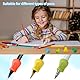 Uzndq 10 Stück Stiftehalter Kinder,Stifthalter Kinder Hilfe,Kinder Stift Schreibhilfe,Stifthalter Silikon Stiftehalter,Stifthaltung Ergonomische Stifte Kinder Für Linkshänder Oder Rechtshänder