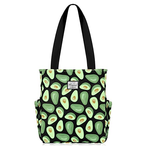 Image of KAMO Floral Tote Bag - Waterproof Lightweight Handbags Travel Shoulder Bag for Hiking Yoga Gym Swimming Travel Beach