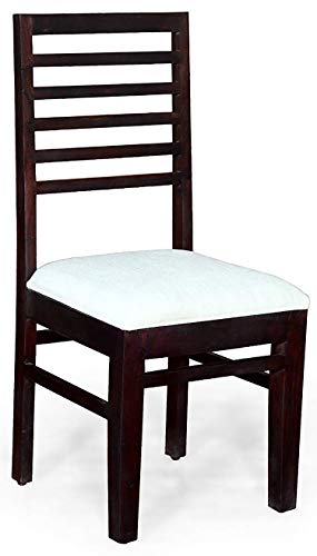 Image of Sheesham Wood 4 Seater Dining Table Set with 4 Chairs for Dining Room (Walnut Finish)
