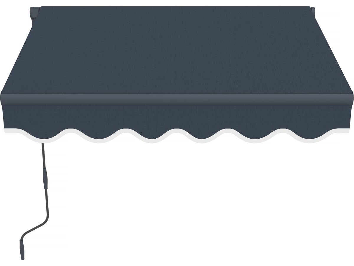 Store banne en Aluminium Ombra 1" - 160 x 120 cm - Gris
