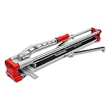 Goldblatt 24-in Professional Manual Tile Cutter - Carbide Scoring Cutter with Anti-Sliding Design, Dual Rails for Precise Cutting Ceramic Floor & Ceiling Tiles Flooring Cutter