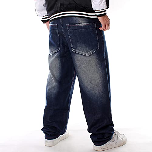 LUOBANIU Reinforced Baggy Skate Jeans