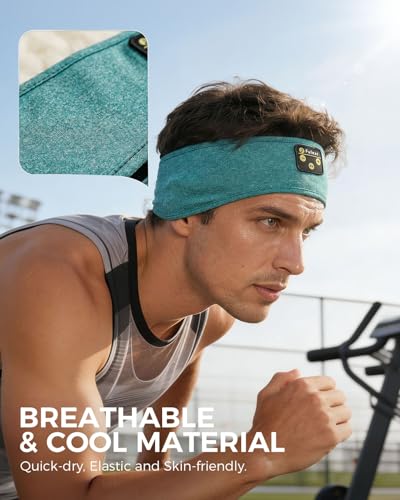 Image of Sleep Headband, Bluetooth Sleeping Headphones with Built-in Speakers Perfect for Workout, Running, Yoga