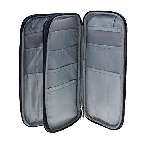 image for Katech Knitting Needles Case Empty Zipper Bags Organizer Portable Trav