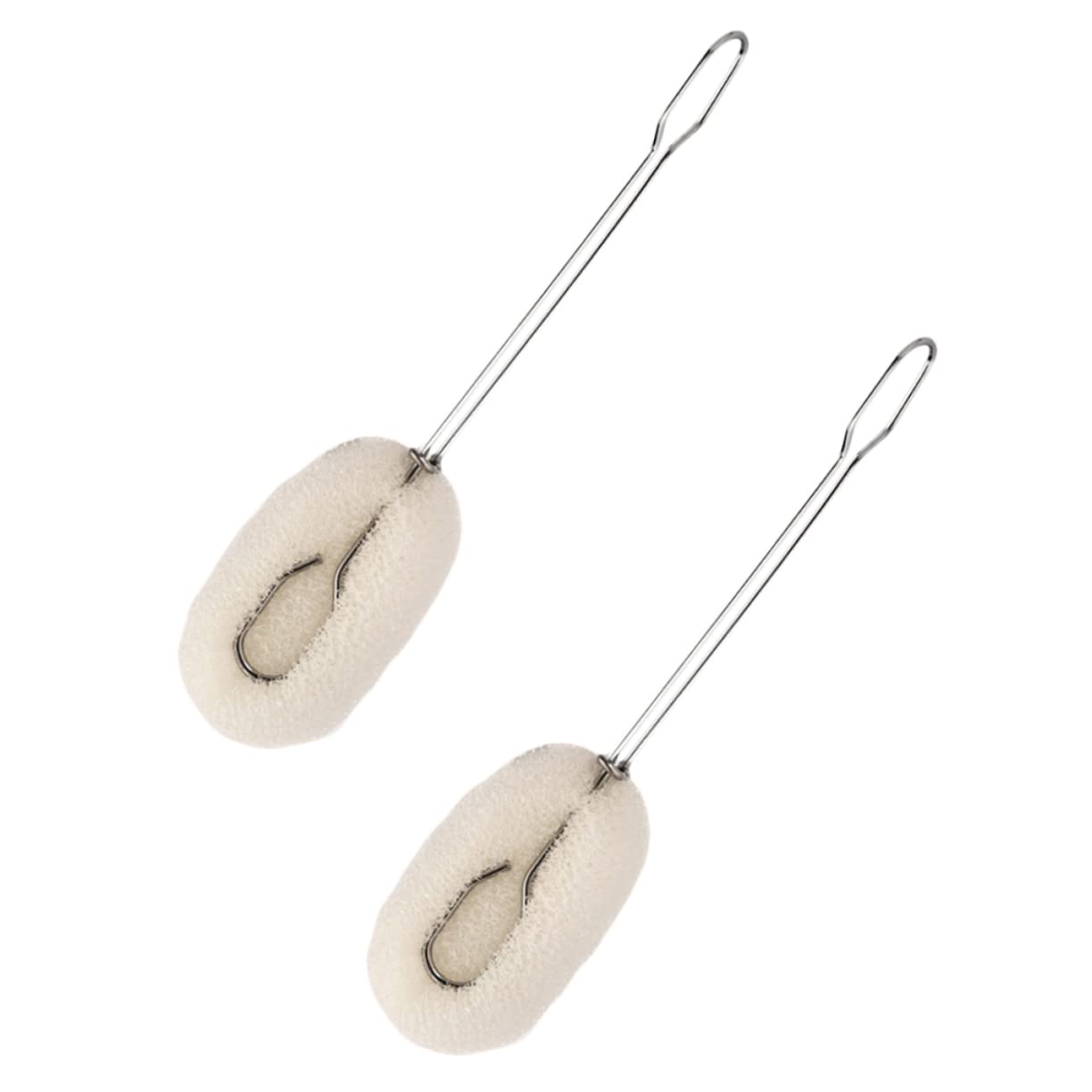 PRETYZOOM 2piezas Cepillos de Acero Inoxidable para Limpiar Biberones Cepillo de Limpieza para Lavar Vasos para Biberones para Cocina para Lavar los Platos