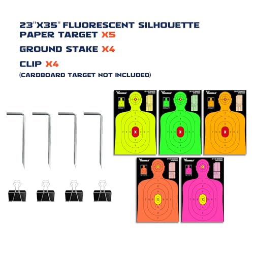 image for Highwild Adjustable Target Stand Base for Paper Shooting Cardboard Sil