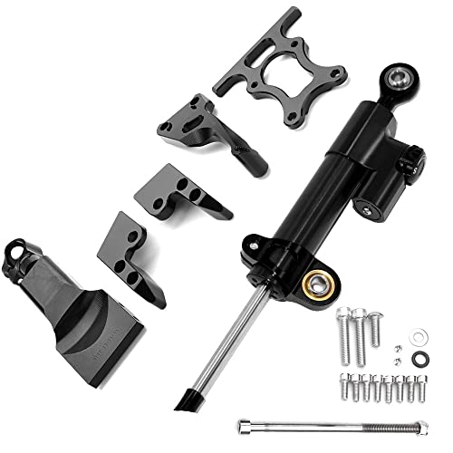 Stabilisateur de direction MT 07 en aluminium usiné pour modèles 2013 à 2017