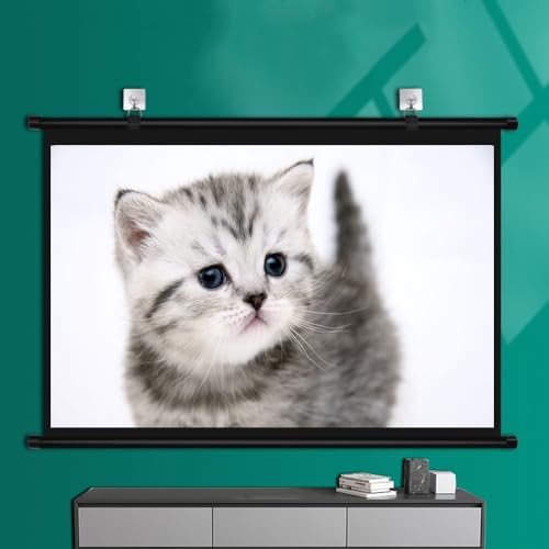 Pantalla manual retráctil para proyector 72" 16:9