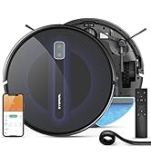 SYSPERL 2-in-1 Robot Vacuum and Mop, Self-Charging Robotic Vacuum Cleaner, 2600Pa Vacuum Robot Da...