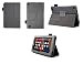 Case for Kindle Fire 7 Inch Tablet - Folio Case with Stand for Kindle Fire 7 Inch Tablet - (Gray with Imprint)