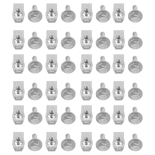 Clips de fixation pour carrosserie automobile PLAFOPE en forme de U en métal 30 paires