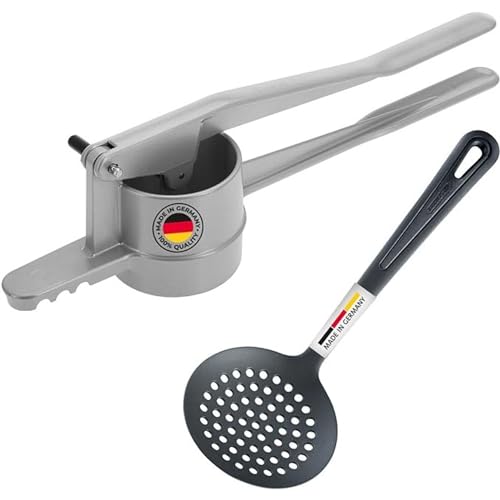 Westmark Spätzle-Set, 2tlg., 1 Spätzle-/Kartoffelpresse mit runder Lochung, Spätzlepress + 1...