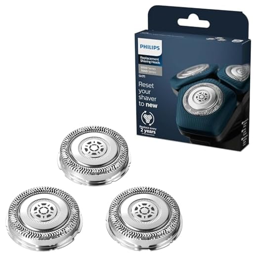 Philips Rakhuvud series 7000, 5000 - Passar S7000, S5000 - SteelPrecision-rakblad - Gör att din rakapparat känns som ny - Enkla att byta - Byt rakhuvud vartannat år för bästa resultat - SH71/50