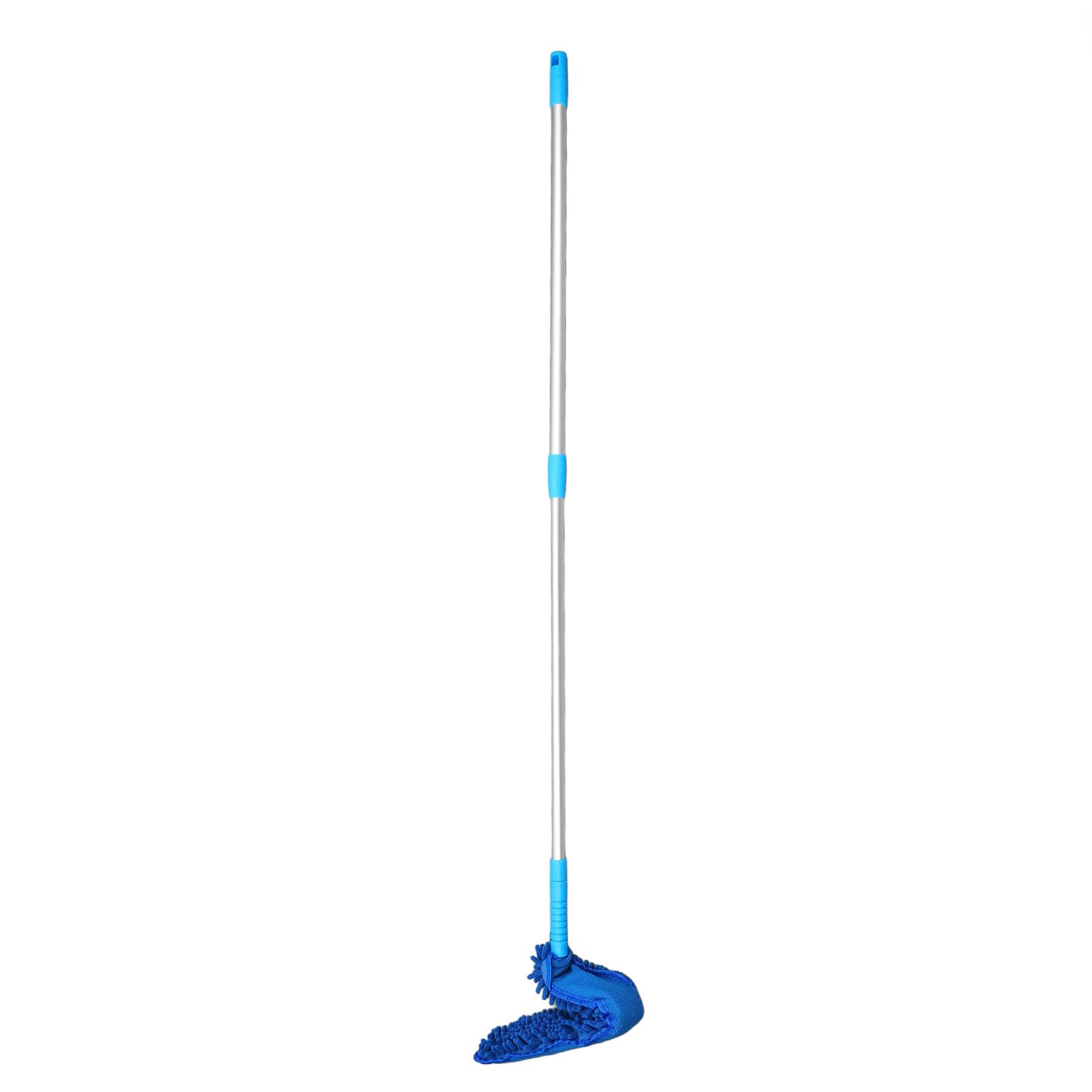 Plumero para Ventilador de Techo Extensible de Largo Alcance de 56 Pulgadas, Cabezal de Chenilla, Trapeador de Microfibra Reutilizable para Aspas de Ventilador, Paredes, Pisos