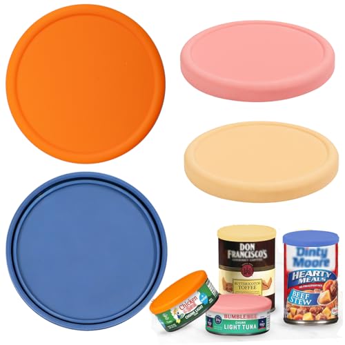 Silicone Tuna Can Lids - 4 Pack