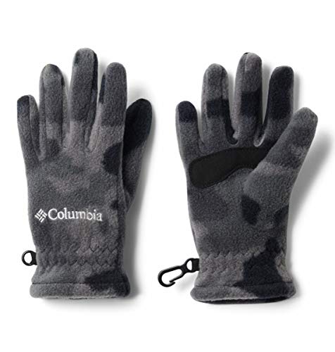Columbia Unisex-Kid's Big Girls' Fast Trek Glove, Black Trad Camo, Medium #TOP18