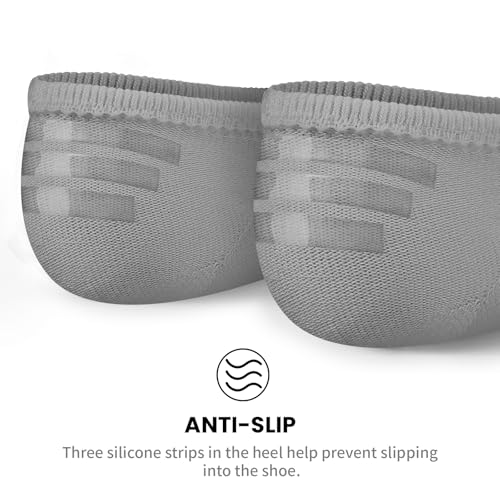 wernies No Show Socks Womens 8 Pairs, Ankle Non Slip Low Short Invisible Thin Liner Socks2