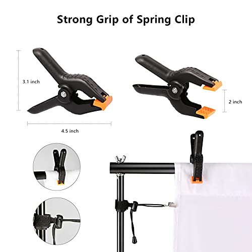 Backdrop Stand 8.5X10Ft, Zbww Photo Video Studio Adjustable Backdrop Stand For Parties, Wedding, Photography, Advertising Display #TOP5