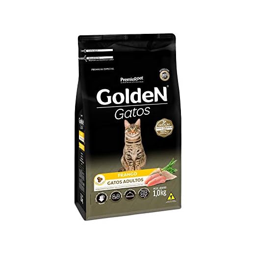 Premier Pet Ração Golden Para Gatos Adultos Sabor Frango - 1Kg Adulto - Sabor Frango