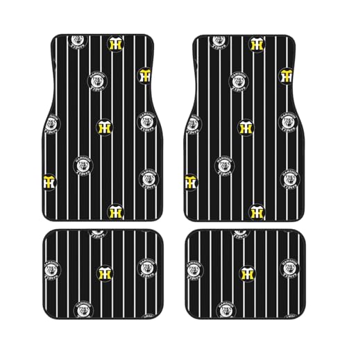 車用フロアマット 阪神タイガース カーフロアマット 1台分4点セット 車用マット カー用品 フロント2枚 リヤ2枚 滑り止め 汚れ防止 カーマット 汎用 軽/普通車 車内保護 四季通用 装着簡単 アクセサリー 丸洗いOK