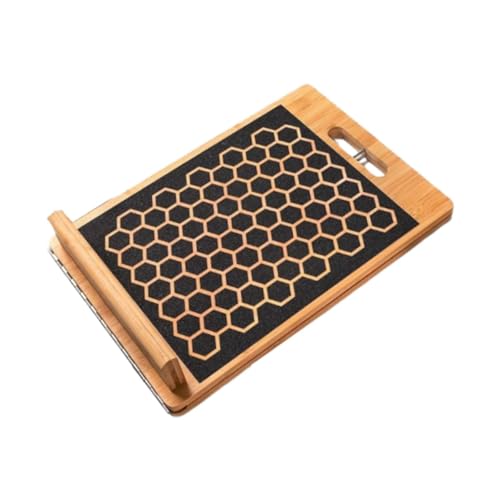 QSTDGVPW Tabla Inclinada para Estiramiento de Pantorrillas para Hombres Y Mujeres, Equipo de Entrenamiento Antideslizante, Tabla de Fitness Ajustable de 5