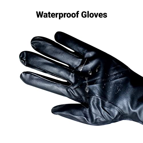 Image of RAAYA Hand Gloves For Women Soft Leather Warm Winter Riding Gloves for Women Black Pack Of 1