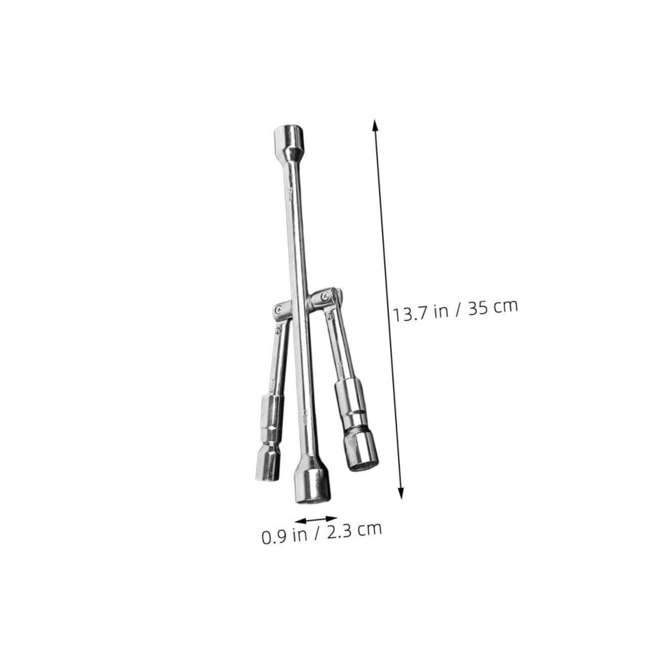 GANAZONO Lug Nut Remover Spanner Tire Wrench for Easy Wheel Maintenance Construction Ergonomic Grip for Comfortable Use for Car and Truck Tires