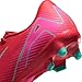 Nike Mercurial Vapor 16 Academy MG Low-Top Soccer Cleats (FQ8374-800, Ember Glow/Aurora Green) Size 10.5