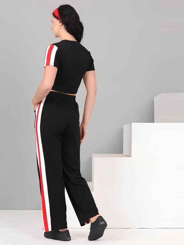 Image of DTR FASHION Women's Active Wear Stretchable Tracksuit | Yoga Wear Suit Set | Casual Wear Tracksuit