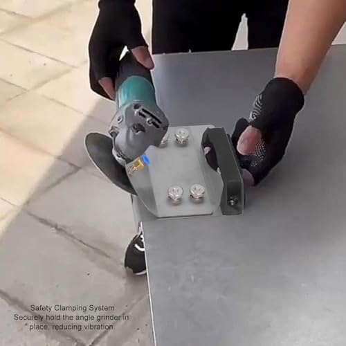 Support de broyeur d'angle réglable pour couper la céramique sans éclats