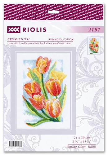 RIOLIS 2191 Spring Glow kit point de croix de qualité supérieure - 2