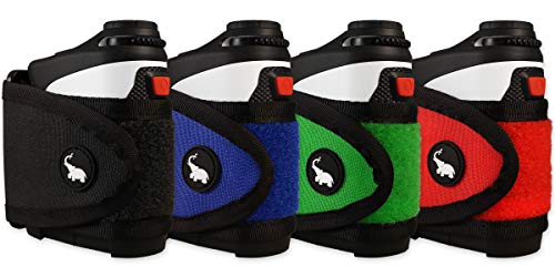 STICKIT Magnetic Rangefinder Strap | Classic Series, Red | Nylon Strap with Magnets for Strong Hold of Golf Laser Rangefinders to Carts