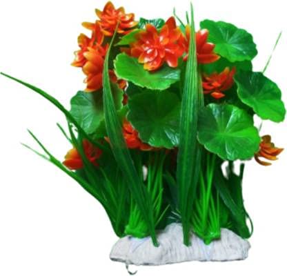 Kapoor pets™ Artificial Plastic Plant Ornament for Aquarium Fish Tank Decoration (Green/Orange 8 * 6 inch Aquarium Plant Anchor ((Plant Anchors1) (B0995ZCZK8) Amazon Price History, Amazon Price Tracker