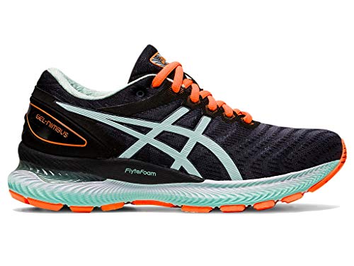 Asics Damen Gel-Nimbus 22 Laufschuhe, Schwarz (Black/Bio Mint), 44 EU thumbnail