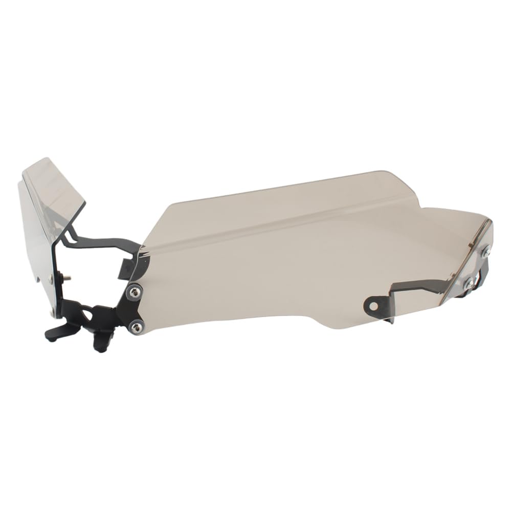 Bacar 1 Pc Guard Protector Front Headlight Grille Acrylic and stainless steel bracket Grey for Ducati Multistrada 950 2017-2019