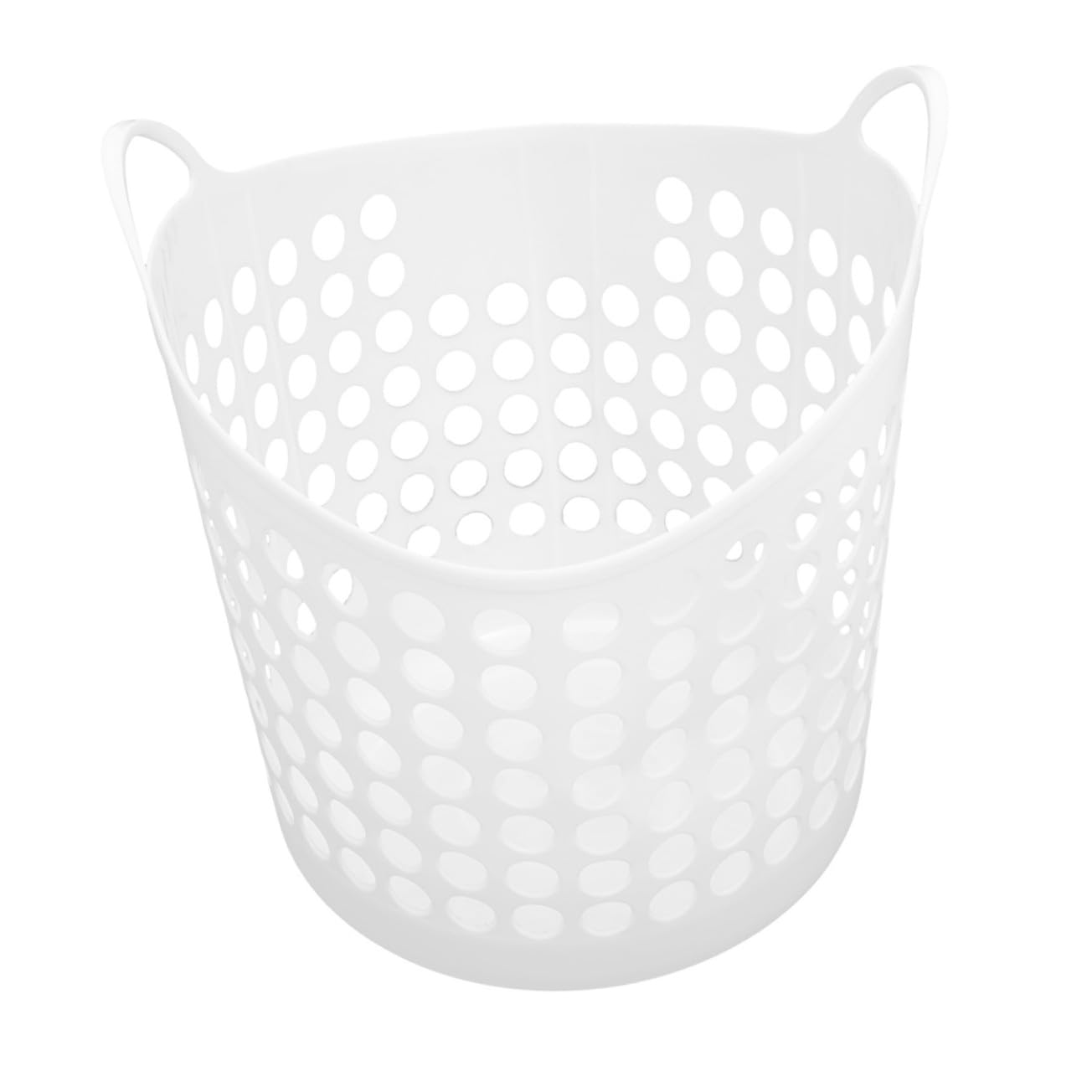 Cesto Portabiancheria Sporca Flessibile 40l in Pe Bianco