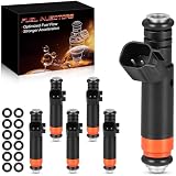 YZHIDIANF FJ460 4.2L V6 Fuel Injectors Fits For:-Ford F150 1999-2003 F150 Heritage 2004, E150 2002-2003, E150 Eonoline/Econoline Club Wagon/E250 Econoline 1999-2002, Club Wagon 2003 (6 Pcs)