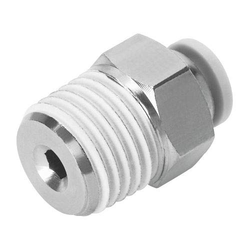 Festo 533225 Model QB-3/8-1/2-U-M Push-In Fitting (Pack of 5)