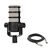 StreamEye-Rode-PodMic-Dynamic-Podcasting-Microphone-with-Microphone-Stand-XLR-Cable-Polishing-Cloth StreamEye Rode PodMic Dynamic Podcasting Microphone with Microphone Stand, XLR Cable Polishing Cloth