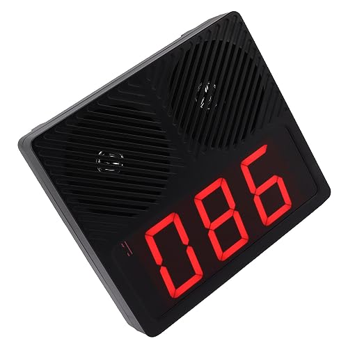 NDNCZDHC Queue Calling System, Restaurant Waiting Number System with 8Ohms 10W Double Speaker for Restaurant Bank Waiting Line Management 100?240V