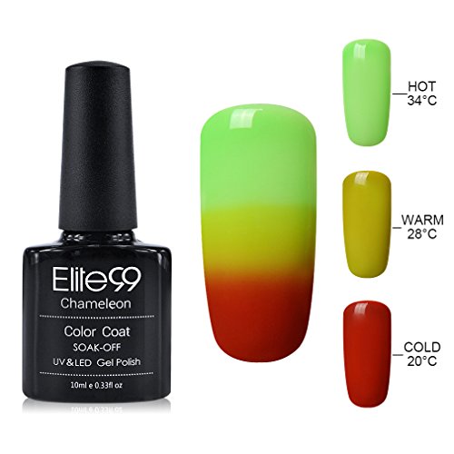 Elite99 10ML UV LED Thermal Temperature Color Changing Gel Nail Polish Soak Off Nail Lacquer 4212